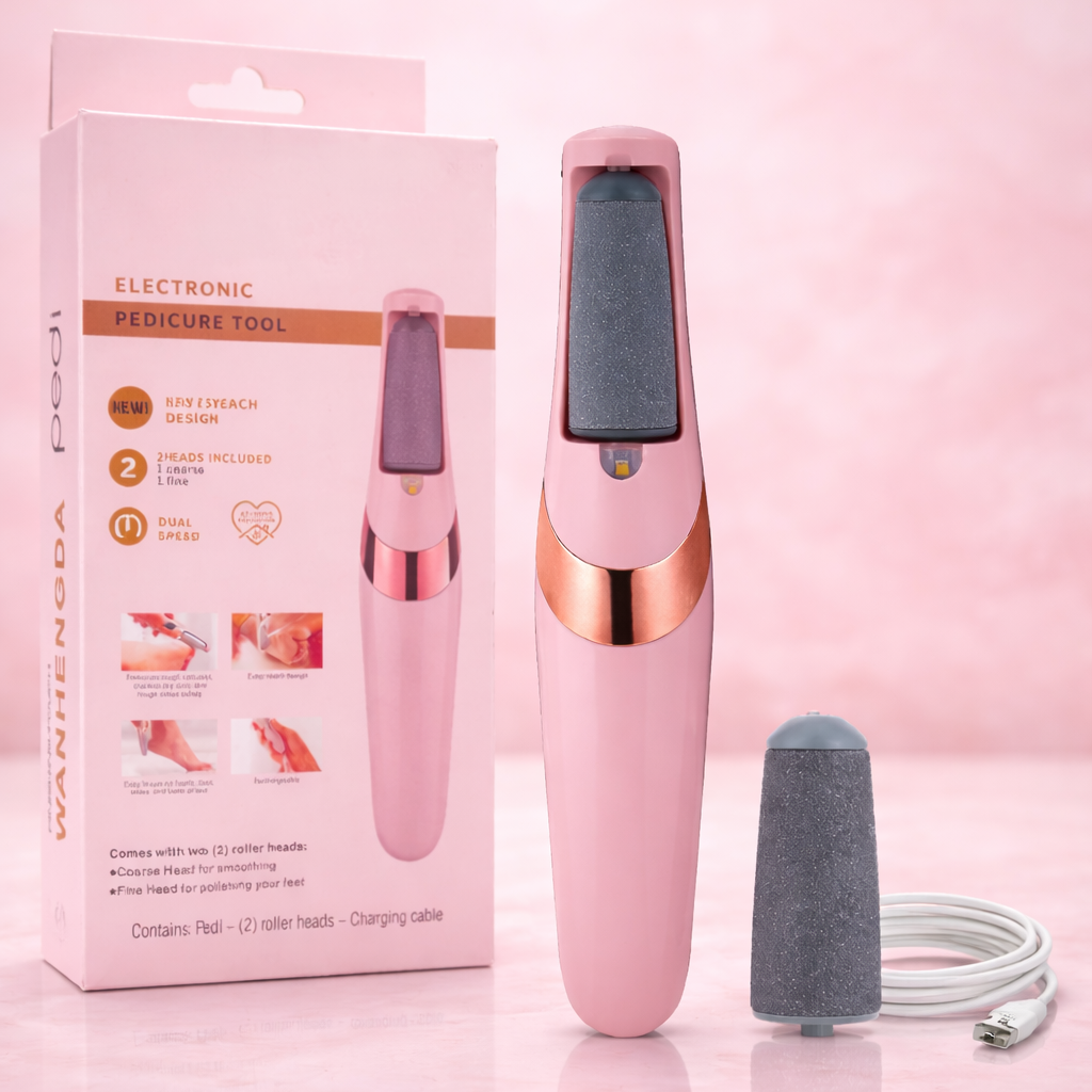 Korazi™ Precision Electric Pedicure Pro — Rechargeable Callus Remover & Foot Care Device