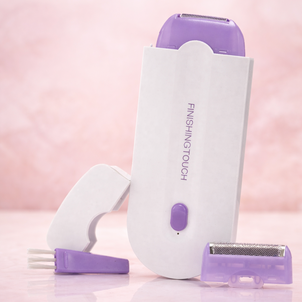 Korazi Finishing Touch™ Rechargeable Facial & Body Hair Remover – Painless, Portable & Skin-Safe
